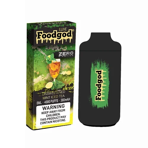 Foodgod ZERO 0% Luxe Disposable Vape Device – 10PK
