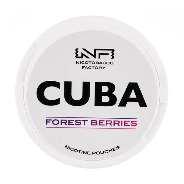 Forest Berries Nicotine Pouches by Cuba White