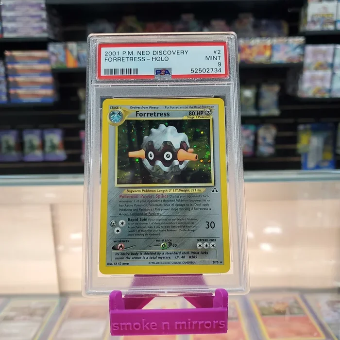 Forretress – Neo Discovery Unlimited Holofoil: PSA 9