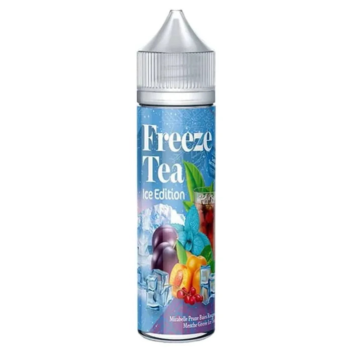 FREEZE TEA Mirabelle Prune Baies Rouges Ice Tea – E-liquide 50ml