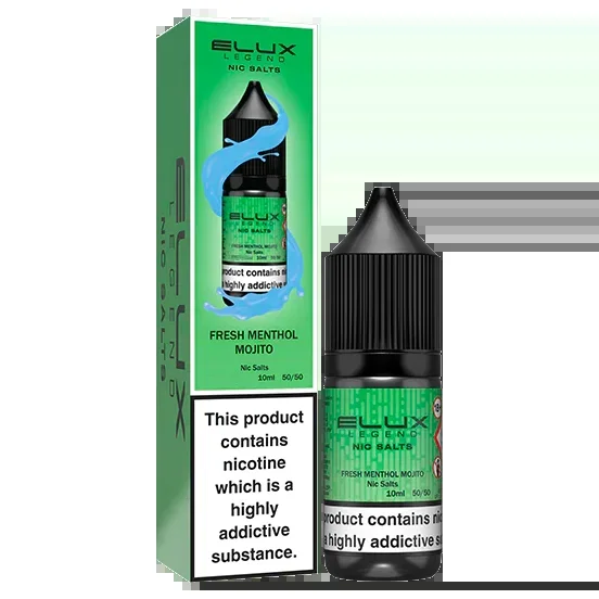 Fresh Menthol Majito Nic Salt by Elux 10ml
