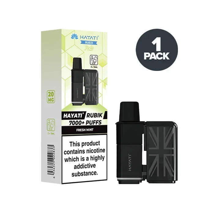 Fresh Mint Hayati Rubik 7000 Prefilled Pods