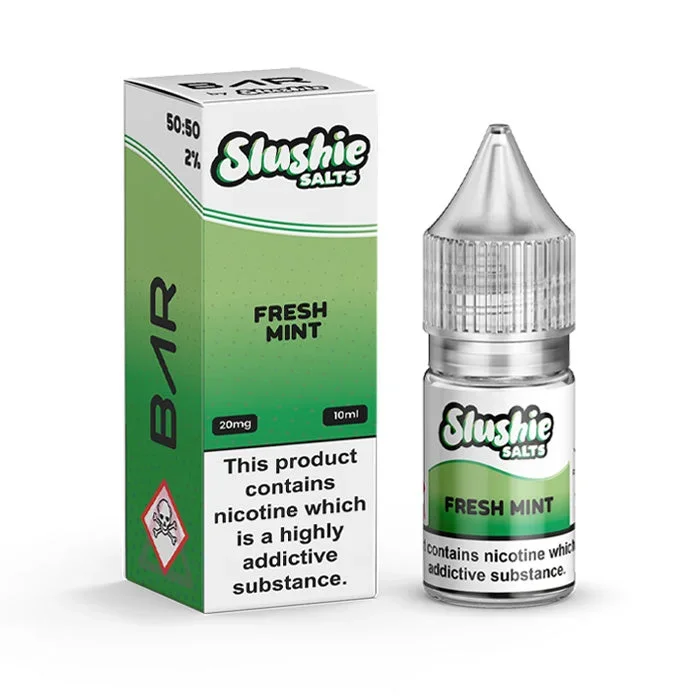 Fresh Mint Nic Salt E-Liquid by Slushie Salts BAR