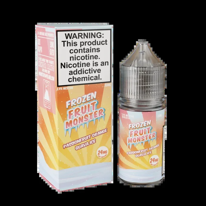 Frozen Fruit Monster Salt – Passionfruit Orange Guava Ice – 30ML E-Liquid
