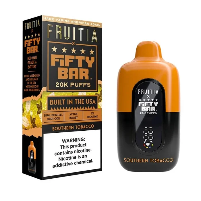 Fruitia Southern Tobacco by Fifty Bar 20K