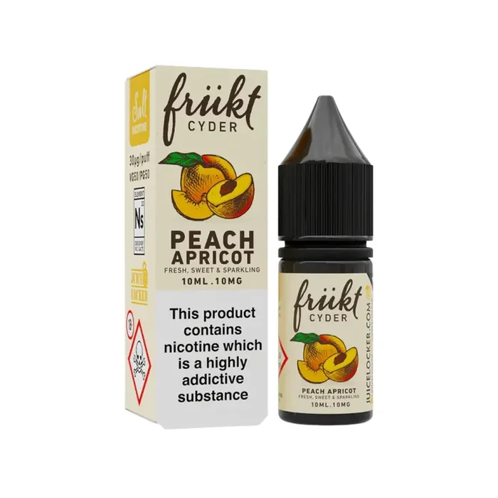 Frukt Cyder Nic Salts Peach Apricot