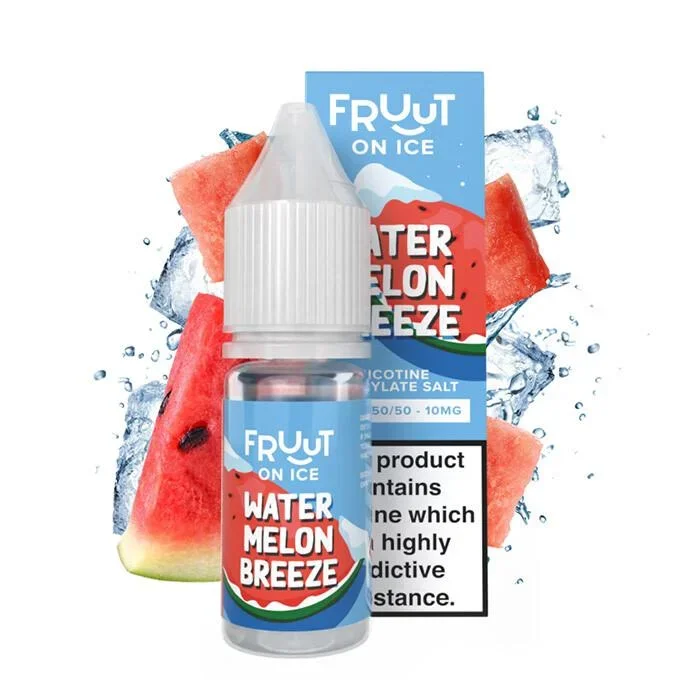 Fruut Salt On Ice Watermelon Breeze – 10ml Nicotine Salt E-Liquid