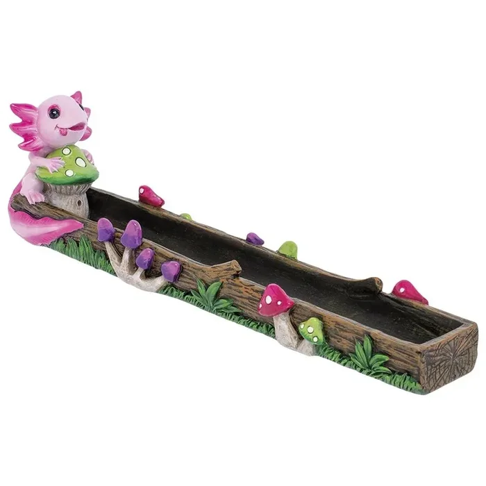 Fujima – 10.5″ Pink Axolotl Mushroom Incense Burner