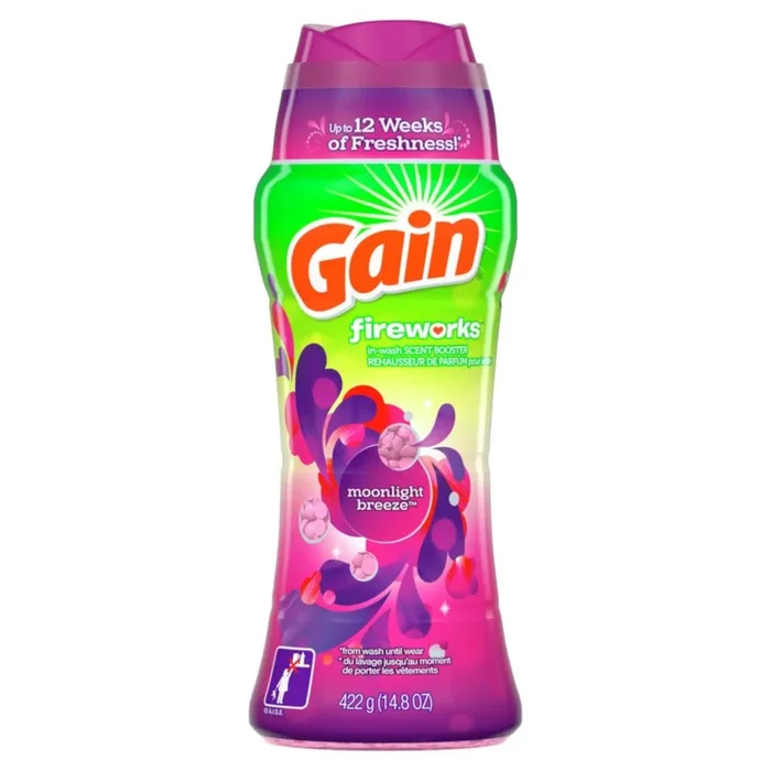 Gain Fireworks Laundry In-Wash Scent Booster Beads, Moonlight Breeze, 379 g