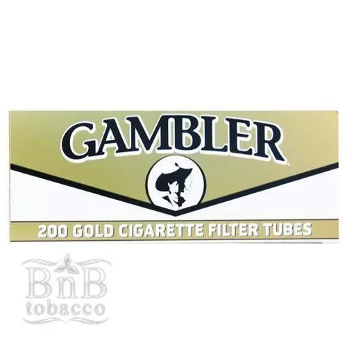 Gambler Gold Cigarette Tubes