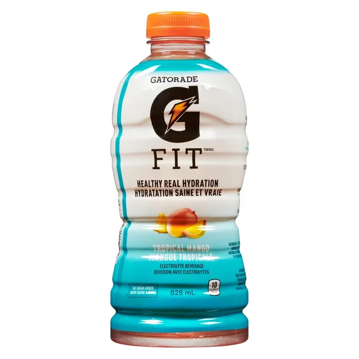 Gatorade G Fit Electrolyte Beverage Tropical Mango, 828 ml