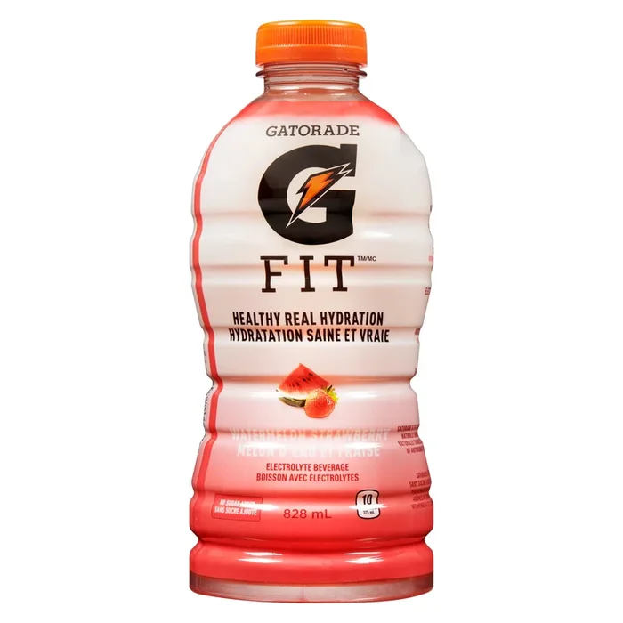 Gatorade G Fit Watermelon Strawberry Electrolyte Beverage, 828 ml