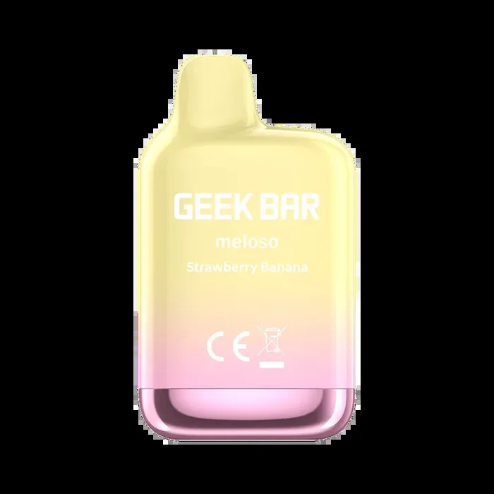Geek Bar Meloso Mini 1500 – Strawberry Banana Disposable Vape