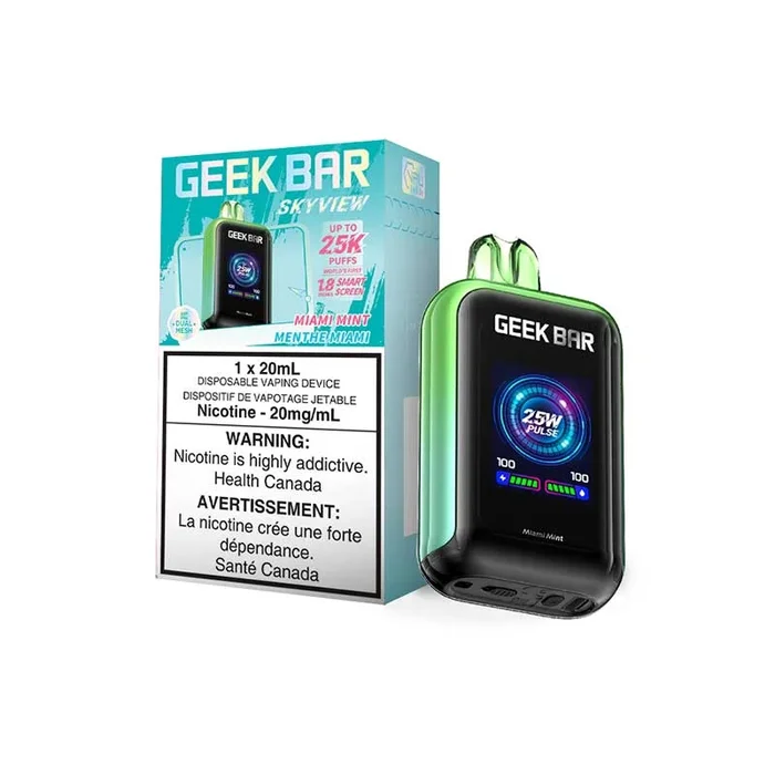 Geek Bar Skyview 25K Disposable – Miami Mint