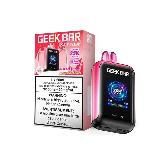 Geek Bar Skyview 25K Disposable – Raspberry Zing