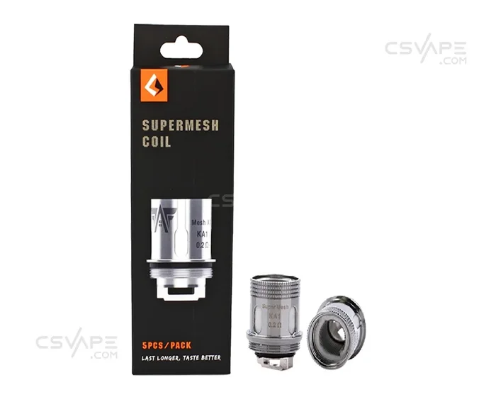 Geek Vape Super Mesh Replacement Coil, 5 pack