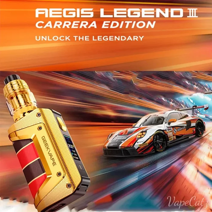 Geekvape Aegis Legend 3 Carrera Edition Kit: Inspired by Porsche Racing #911
