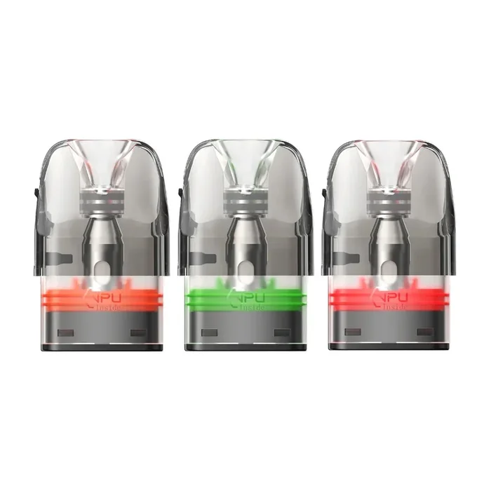 Geekvape Q Side Fill Replacement Pods – 3 Pcs (0.4Ohm, 0.6Ohm, 0.8Ohm, 1.2Ohm) XL
