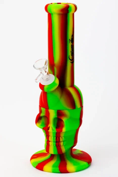 Genie 11″ skull Silicone Water Bong