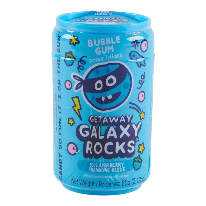 Getaway Galaxy Rocks Bubble Gum, 60-g