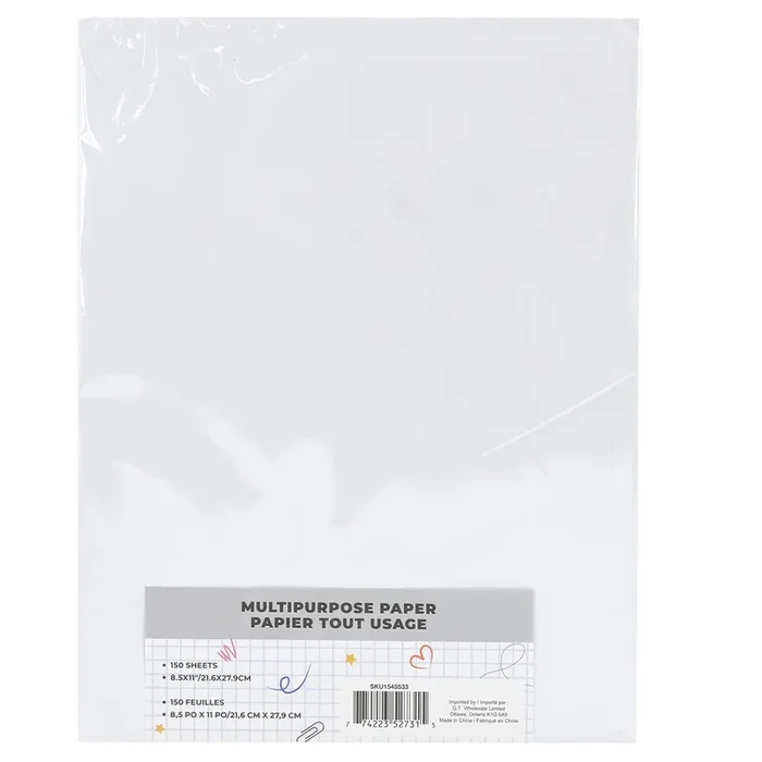 Giant Value Copy Paper, 150 Sheets, 8.5-in x 11-in.
