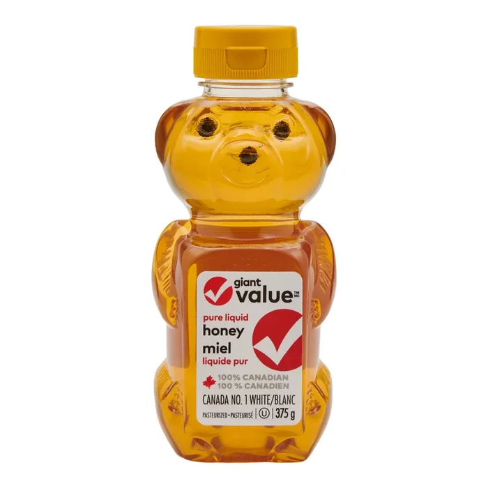 Giant Value Liquid Pasteurized Honey, 375-g