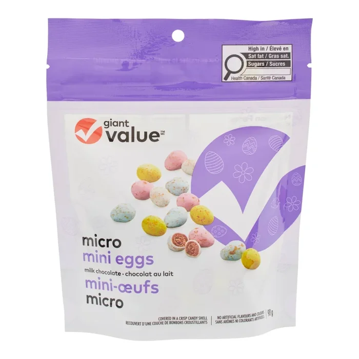 Giant Value Micro Mini Eggs, 90 g