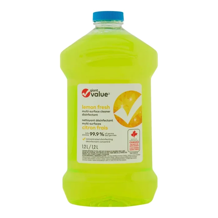 Giant Value Multi-Surface Lemon Cleaner – 1.2L