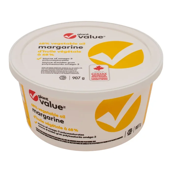 Giant Value Vegetable Oil Margarine, 454g