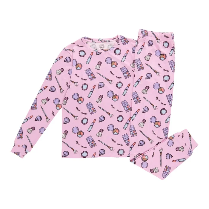 Girls’ Printed Long Sleeve Pyjama Set, 2-Piece