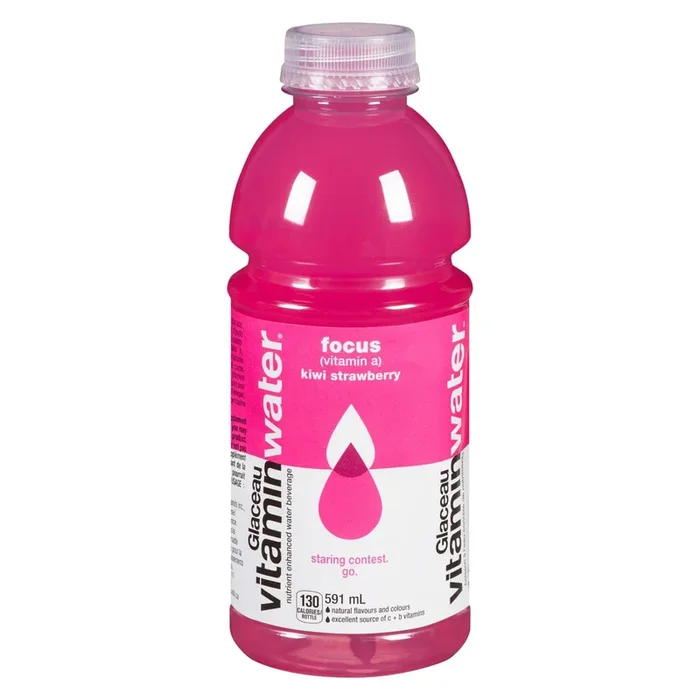 Glaceau Vitaminwater Focus Kiwi Strawberry Nutrient Enhanced Water Beverag, 591-ml