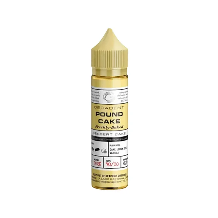 Glas Basix Pound Cake 50ml Shortfill E-liquid