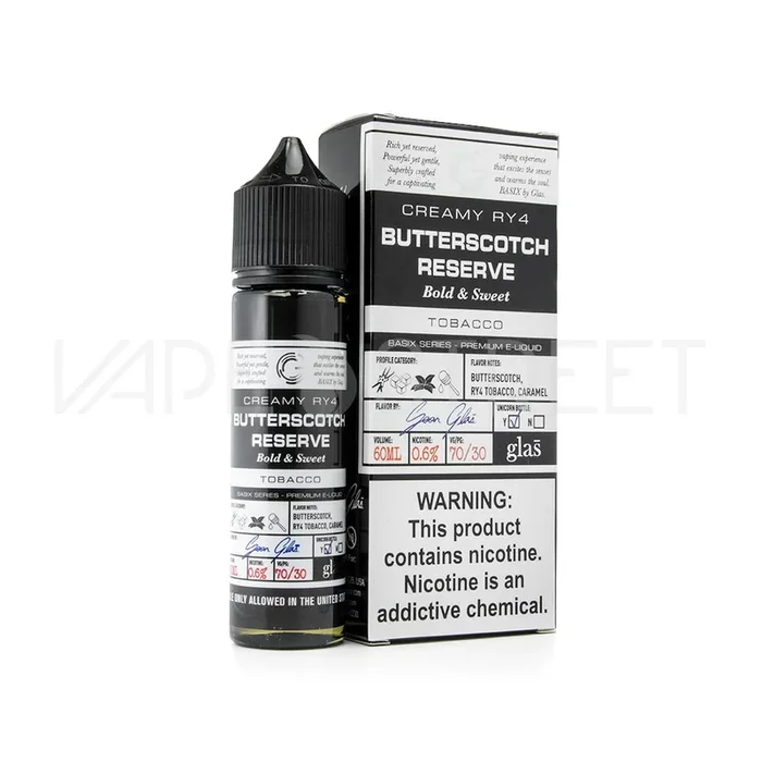 Glas BSX Series Butterscotch Reserve (60ml)