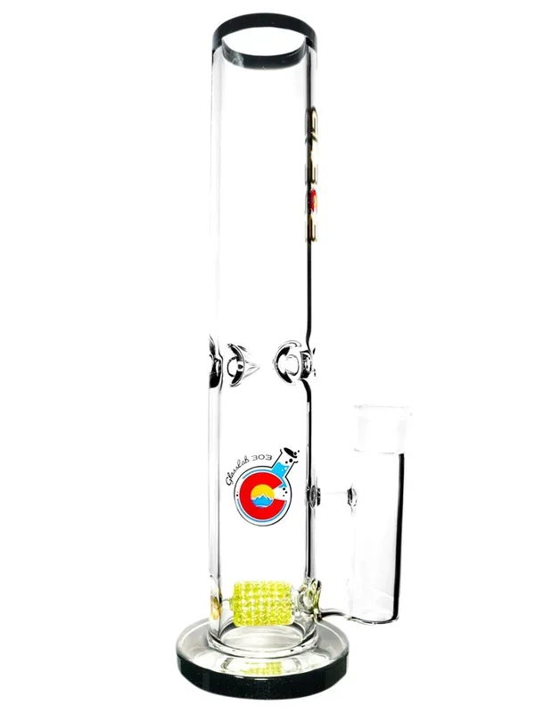 GlassLab 303 Lace Dagger Straight Tube Water Pipe