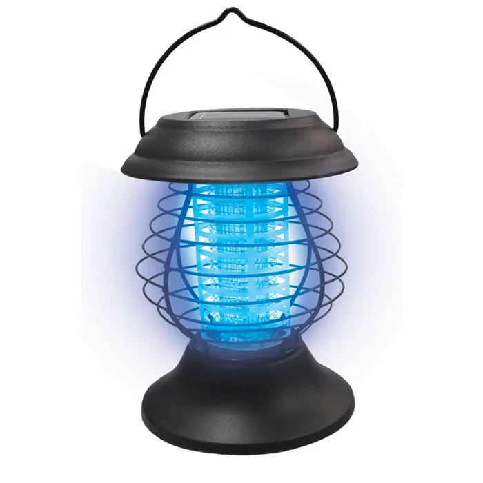 Glow Bright Bug Zapper Solar Lantern