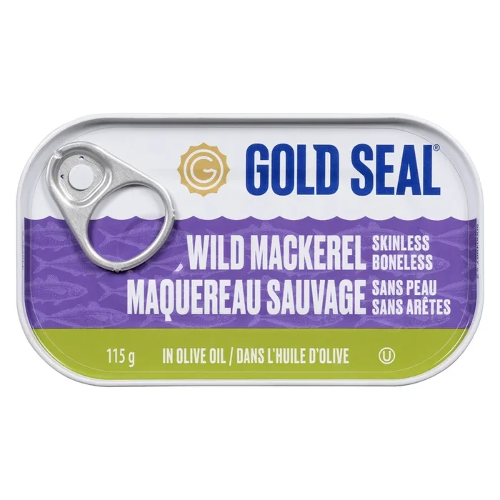 Gold Seal Wild Mackerel in Olive Oil, 115-g