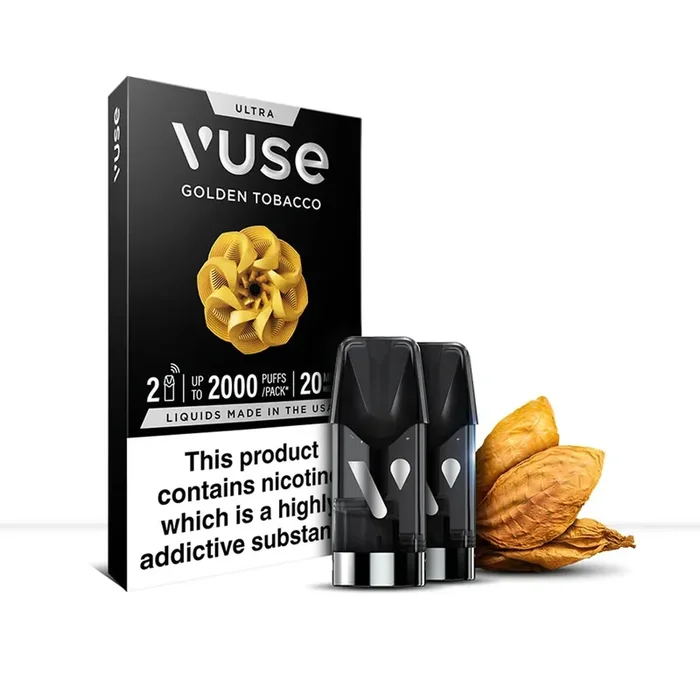 Golden Tobacco Vuse Ultra Vape Pods