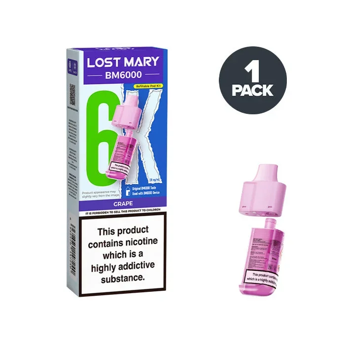 Grape Lost Mary BM6000 Refill Pack