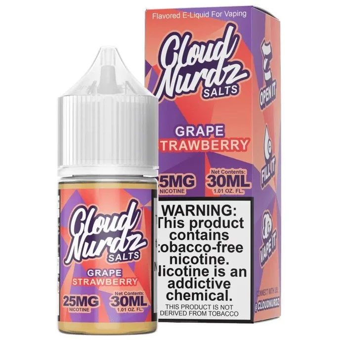 Grape Strawberry by Cloud Nurdz TFN Salts 30mL
