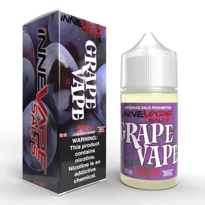 GrapeVape Ice Synthetic Nicotine Salt by Innevape