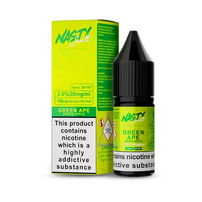 Green Ape Nic Salt E-Liquid by Nasty Juice