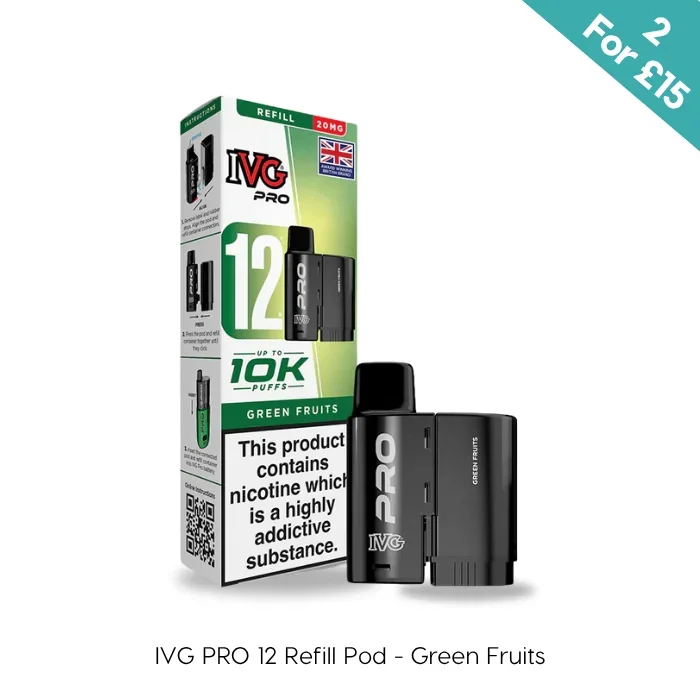 Green Fruits – IVG PRO 12 Pods