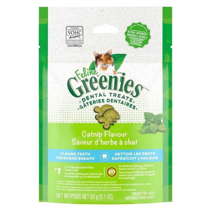Greenies Catnip Flavour Dental Cat Treats, 60 g