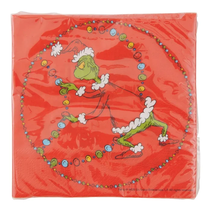 Grinch Lunch Napkins, 18-Pack