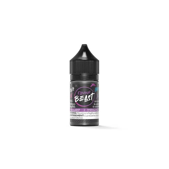 Groovy Grape Passionfruit Iced Salt by Flavour Beast E-Liquid (ON)