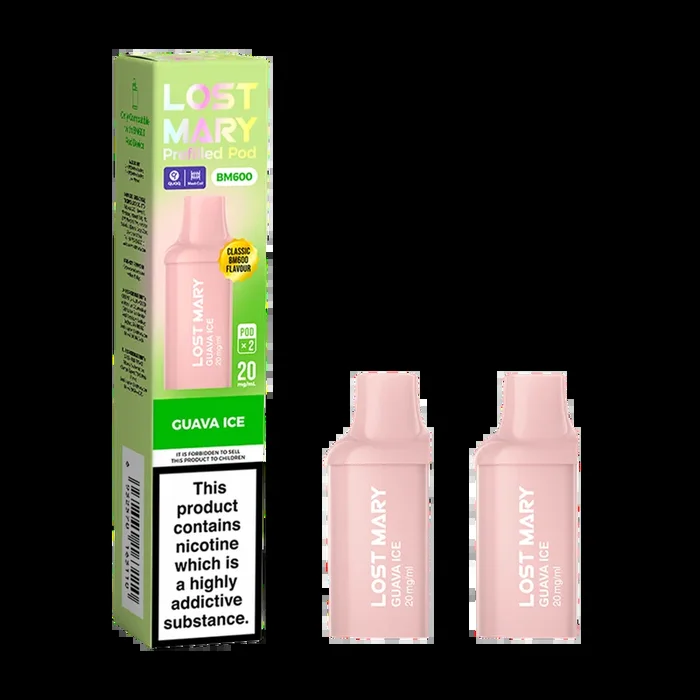 Guava Ice Lost Mary BM600 Pods