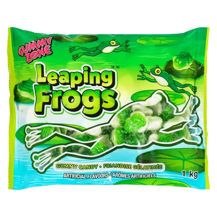 Gummy Zone Leaping Frogs – 1kg