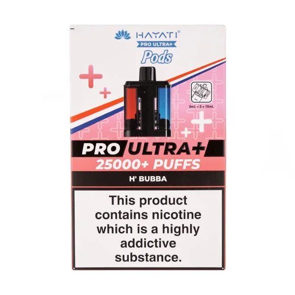 H’Bubba Pro Ultra Plus 25k Prefilled Pod + Refill by Hayati