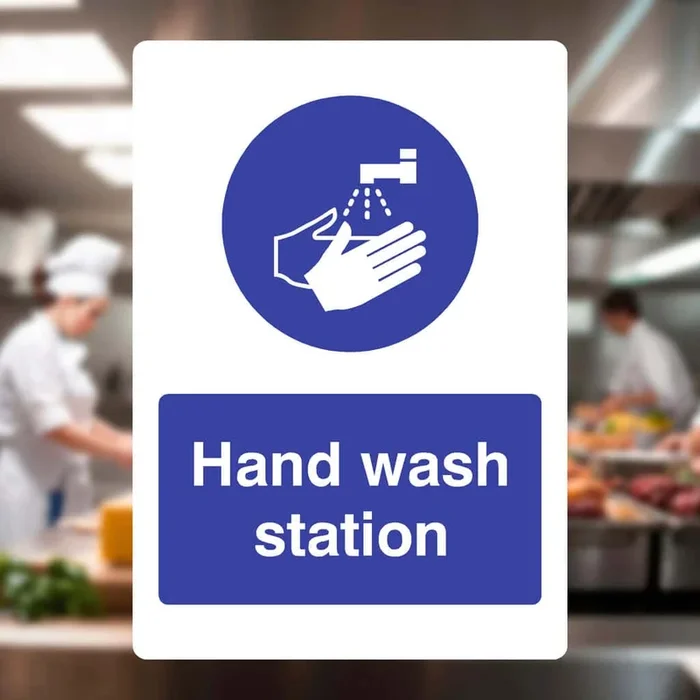 Hand Wash Station Sign