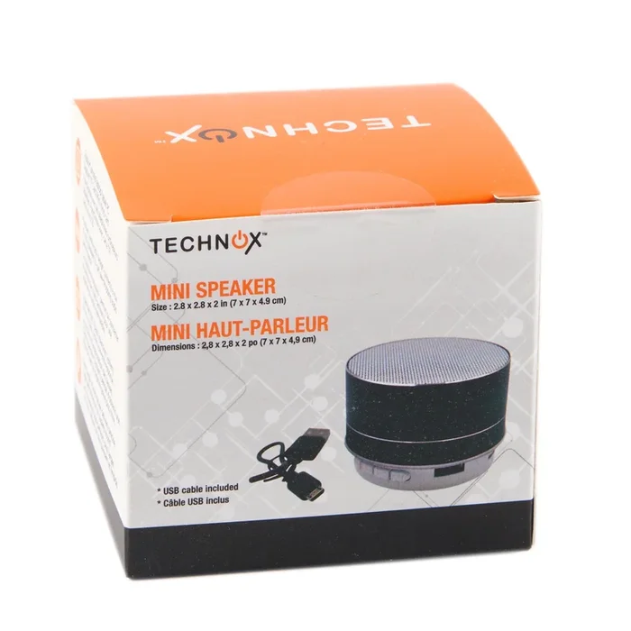 Haut-parleur Bluetooth Beat, 7,3 cm x 7,3 cm x 6,5 cm